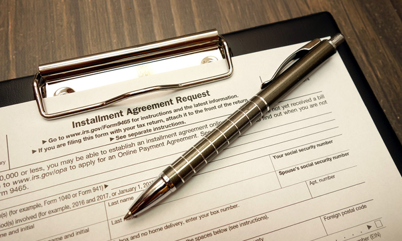 Tax Installment Agreement Tax Installment Agreement